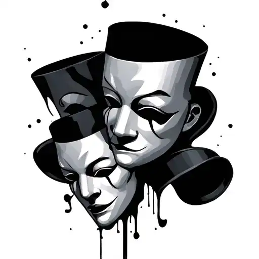 Drama Masks Mixed
