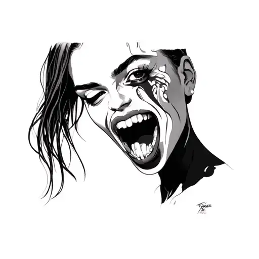 Woman Bites Man