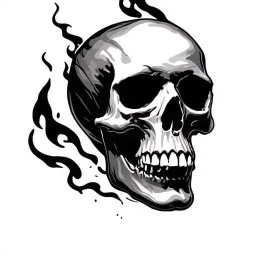 Burning Skulls