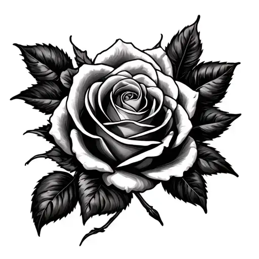 Rose And Watch Surrounded