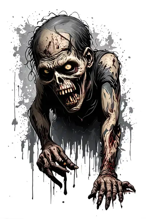Junkyard Zombie From The Walking Dead