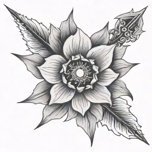 Poppy Flower And Ninja Star