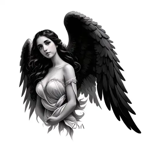 Name Zenaya With Angel