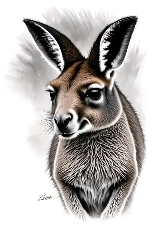 Realistic Kangaroo