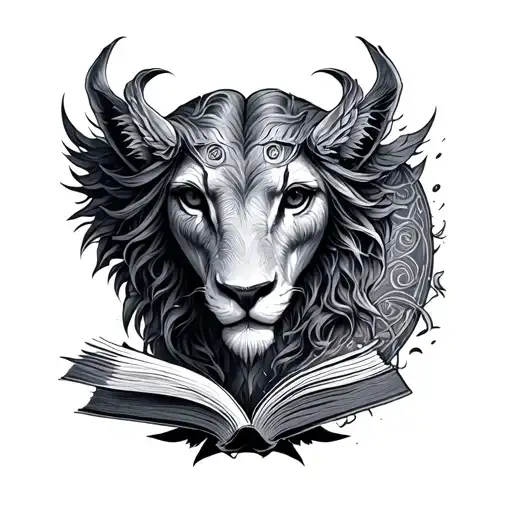 Book With Picese Zodiac