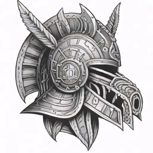 Blackwork Ika Ika Warrior Helmet