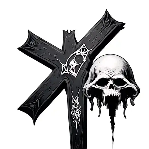 Ghost Papa Iv And V With A Grucifix