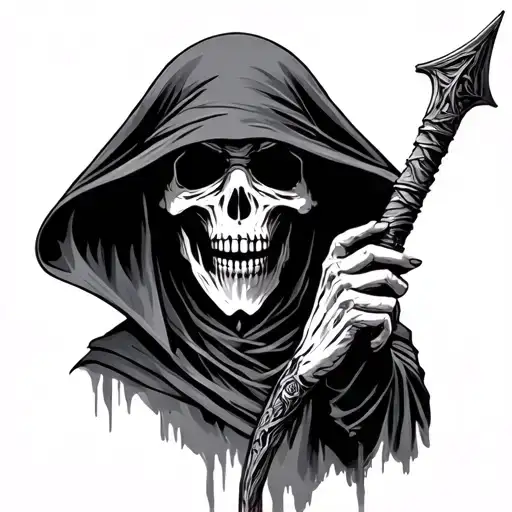 Grim Reaper Holding