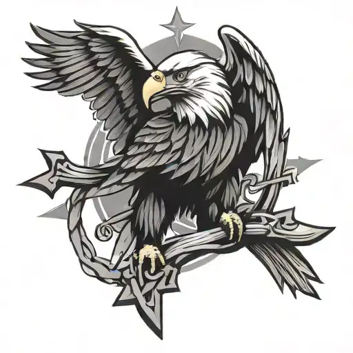 Eagle And Cross