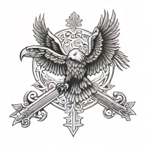 Eagle And Cross