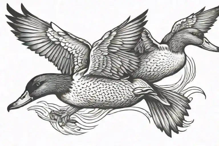 Flying Ducks