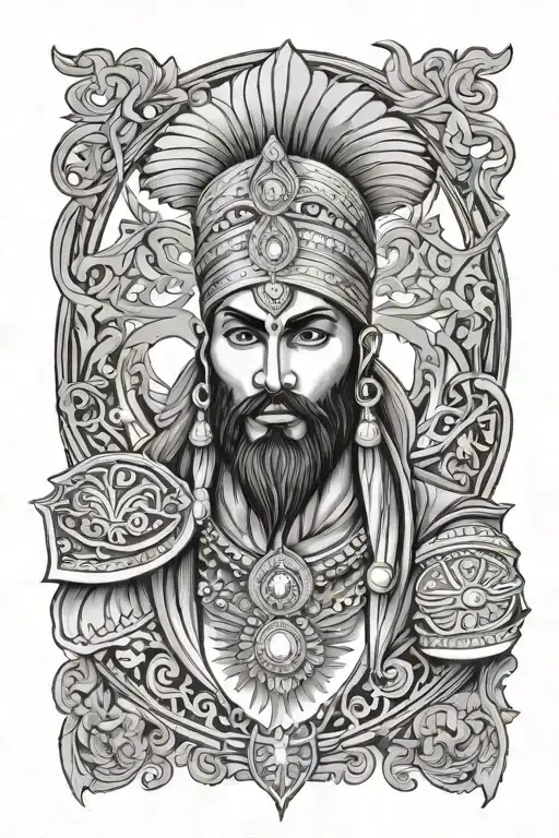 Warrior Virgo Male Fierce Sikh