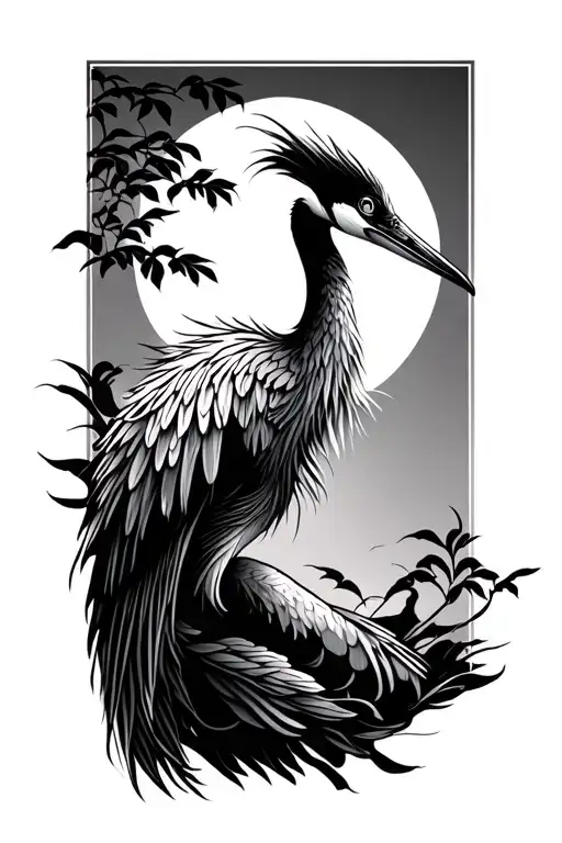 Japanese Crane Bird