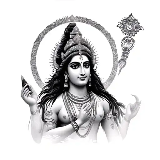 Lord Vishnu Shiv Shakti