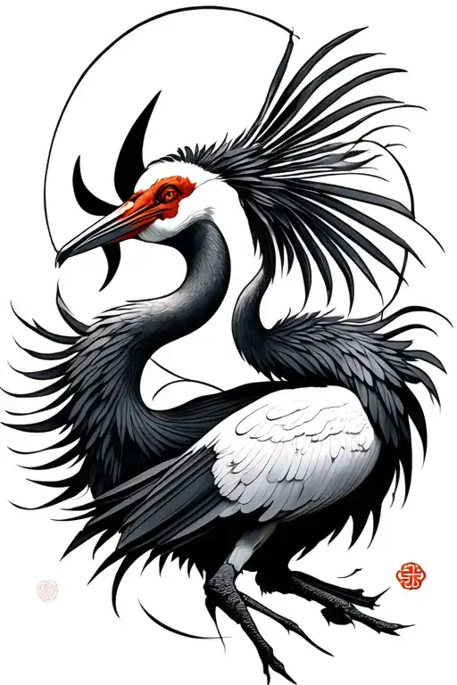 Japanese Crane Bird
