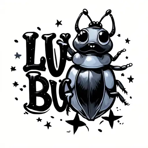 Name Luvbug With Stars