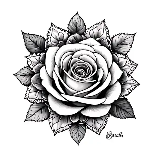 Sleeve Rose Mandala