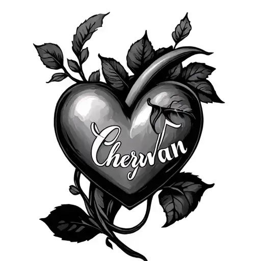 Heart With The Name Cherryan