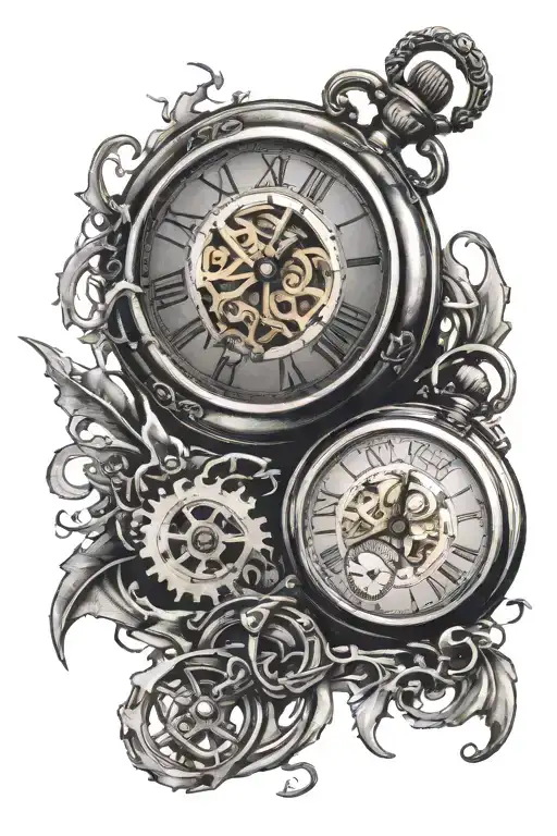 Pocket Watch Torn Apart
