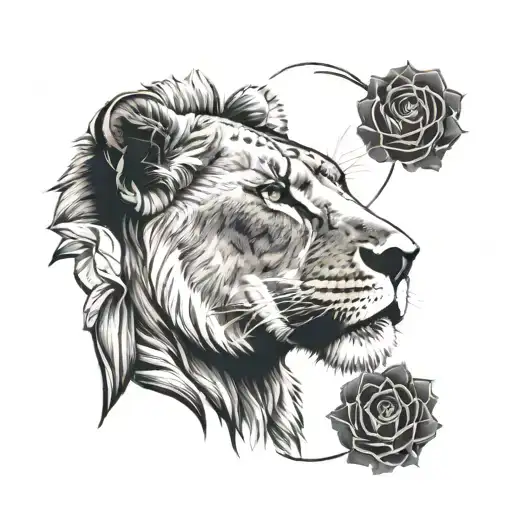 Lioness Outline