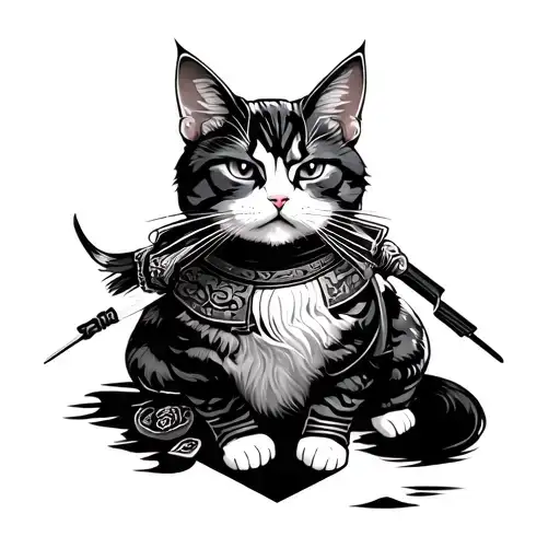 Samurai Cat
