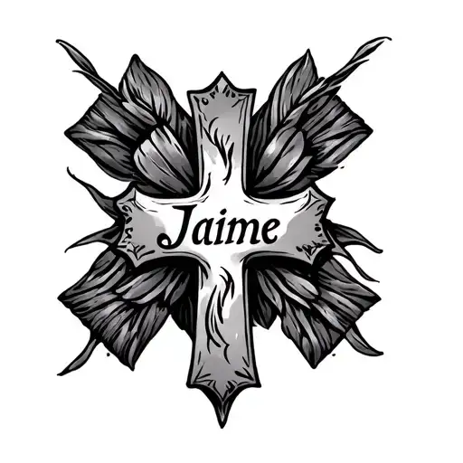 Cross With The Name Jaime