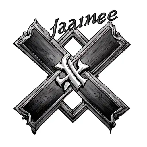 Cross With The Name Jaime