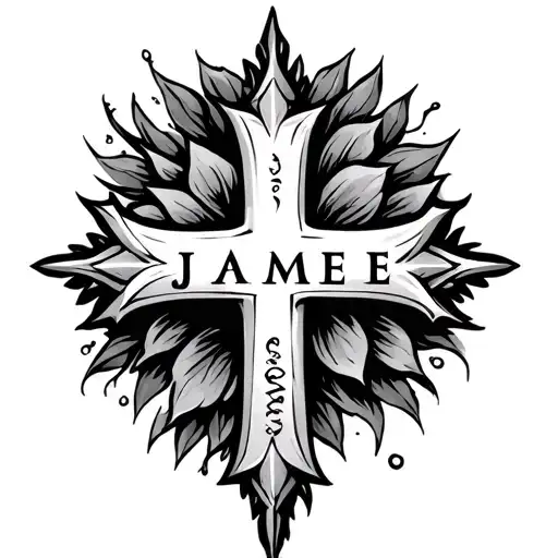 Cross With The Name Jaime