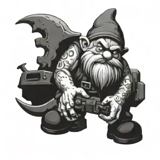 Gnome Playing Video Games