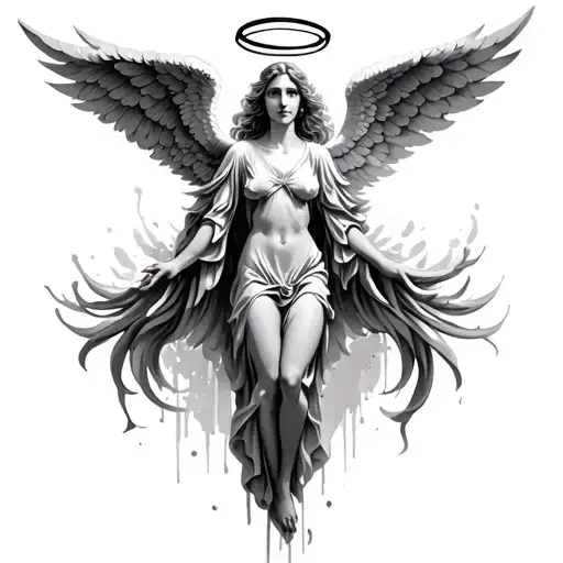 Angel Wings With A Halo