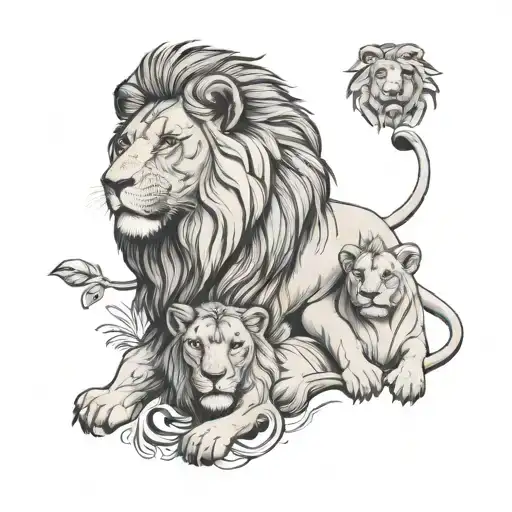 Lion Family Members