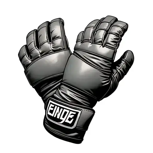 Mma Gloves Wrapped