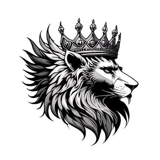 Rajput Phoenix Lion Crown Prince For Neck