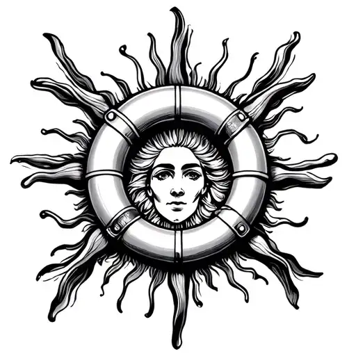 Argentina Sun And Life Preserver