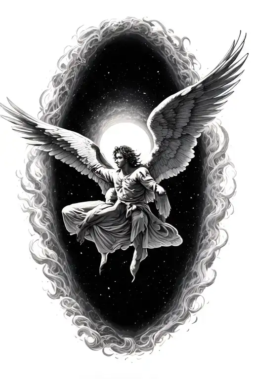 Icarus Flying Towards Black Hole