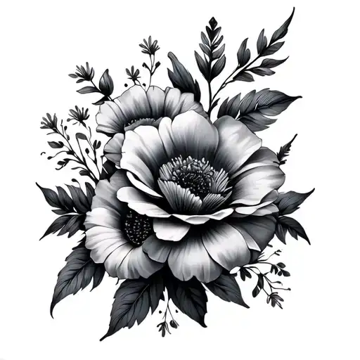 Arm Sleeve With Flowers