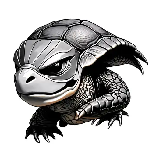 Turtle With Hanya Mask