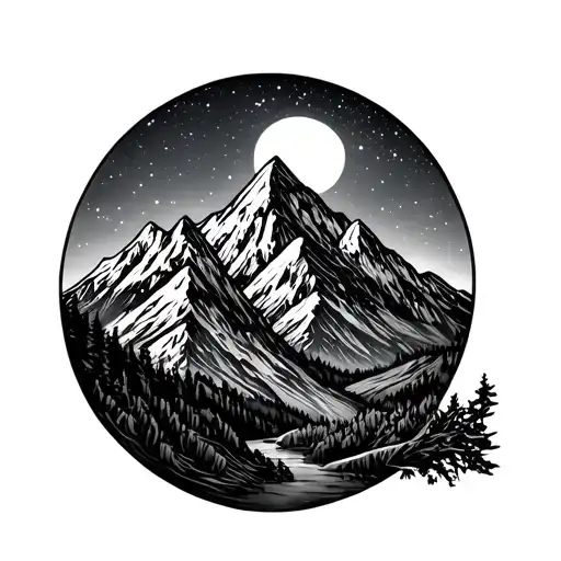 Shooting Star Mountain Range