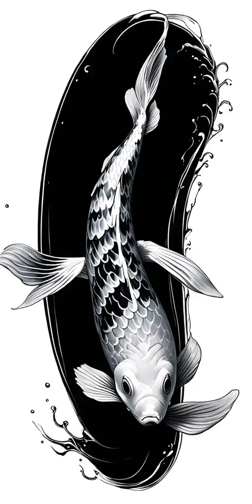 Koi Fish Transforming