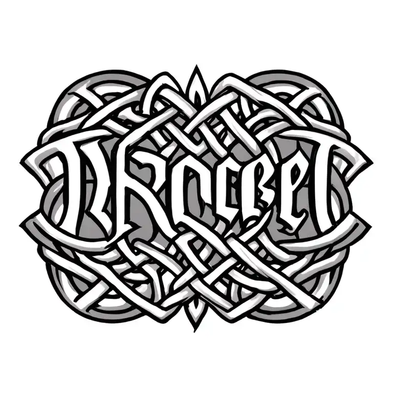Celtic Knotwork With Name