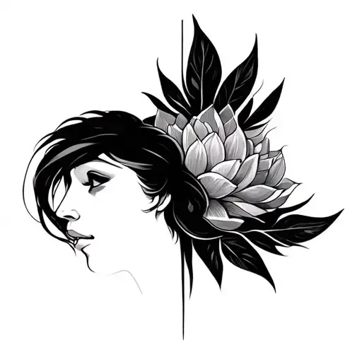 A Spiritual Tattoo With Representing Growth And Contious Improvement