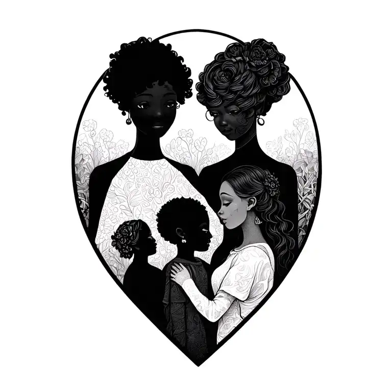 Family Simple Patchwork Tiny