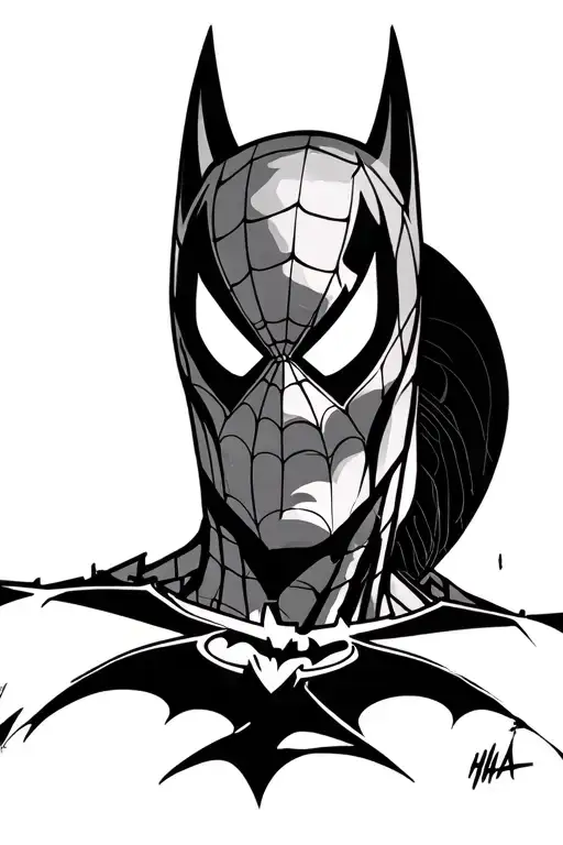 Batman Spiderman Logo