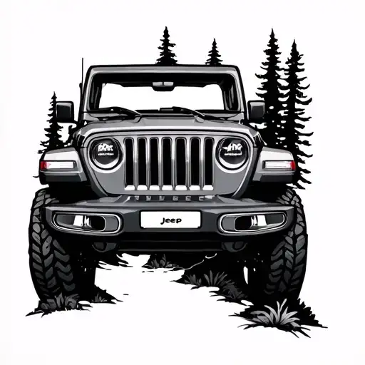Nature Jeep Logo