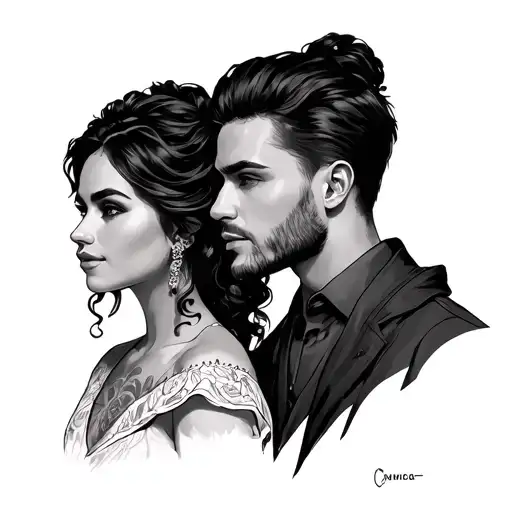 Common Tattoo Man And Woman