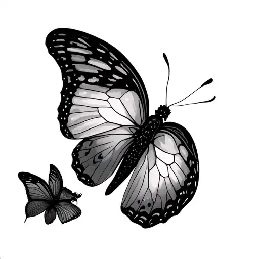 Butterfly Flying