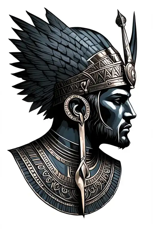 Egyptian And Sparton And Viking And Anglo Saxon Back