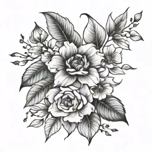 Flowers With Leaves