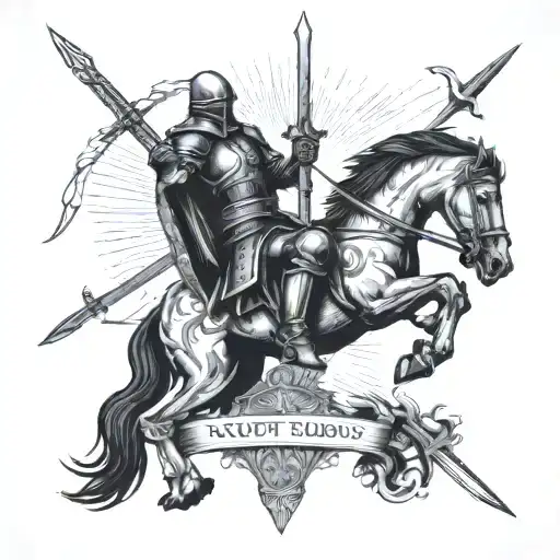 Knight Of Swords Tarot Card