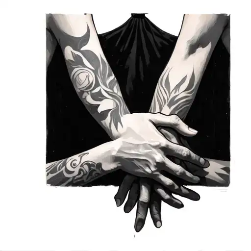 Three Arms Linked Together